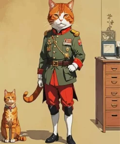 General Cat Diamond Painting