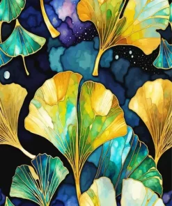 Ginkgo Leaves Art Diamond Painting