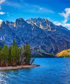 Grand Teton Jenny Lake Landscape Diamond Painting