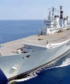 HMS Ark Royal Navy Aircraft Diamond Painting