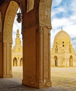 Ibn Tulun Mosque Cairo Egypt Diamond Painting