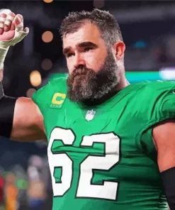 Jason Kelce American Footballer Diamond Painting