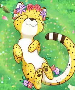 Kawaii Cheetah Diamond Painting