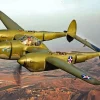 Lockheed P 38 Lightning Diamond Painting