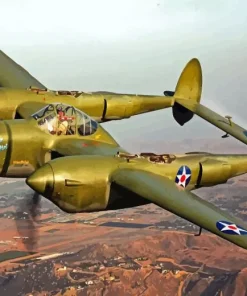 Lockheed P 38 Lightning Diamond Painting