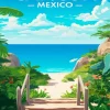 Mexico Cancun Poster Diamond Painting