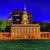 Philadelphia Independence Hall At Night Diamond Painting