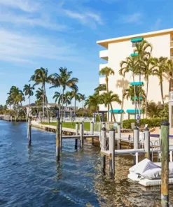 Pompano Beach Buildings Diamond Painting