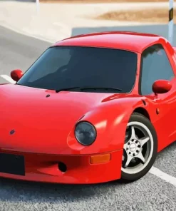 Red Car Zz Diamond Painting