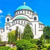 Serbia Saint Sava Temple Diamond Painting