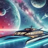 Space Catamaran Diamond Painting