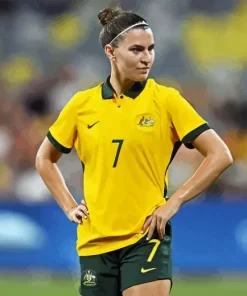 Steph Catley Australian Footballer Diamond Painting