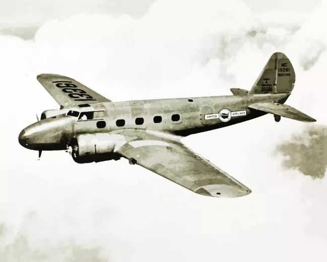 The Douglas DC 3 Diamond By Numbers The Douglas DC 3 Diamond Painting