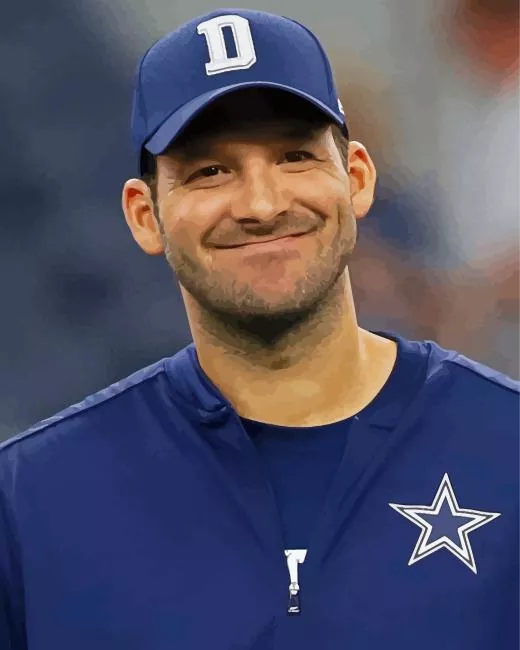 Tony romo Diamond By Numbers Tony Romo Diamond Painting