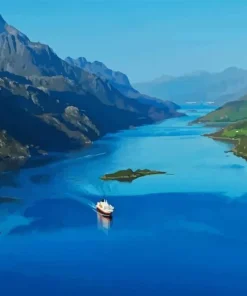 Trollfjord The Norwegian Fjords Diamond Painting