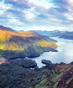 Trossachs National Park Diamond Painting