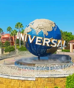 Universal Studios Florida Globe Diamond Painting