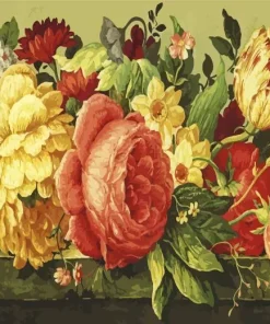 Victorian Cabbage Roses Diamond Painting