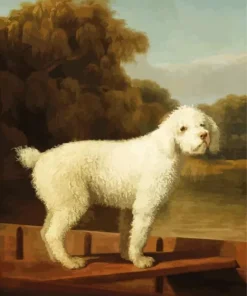 White Poodle In A Pint George Stubbs Diamond Painting