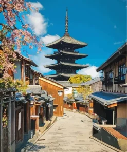 Yasaka Pagoda Japanese Temple Diamond Painting