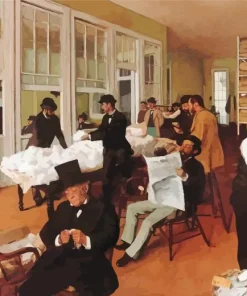 A Cotton Office In New Orleans By Degas Diamond Painting
