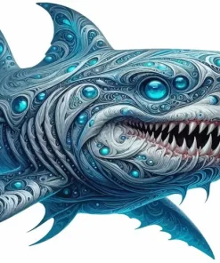 Abstract Shark Diamond Painting