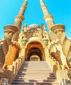 Aesthetic Al Sahaba Mosque Diamond Painting