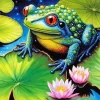 Aesthetic Frog Diamond Painting