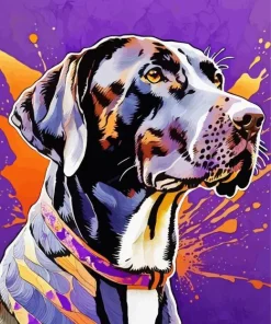 Aesthetic German Pointer Art Diamond Painting