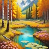 Aesthetic Scottish Valley Art Diamond Painting