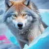 Aesthetic Siberian Wolf Art Diamond Painting