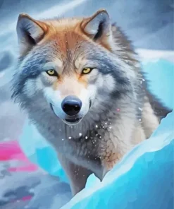 Aesthetic Siberian Wolf Art Diamond Painting