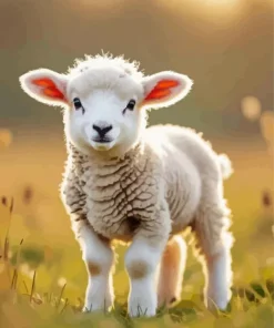 Aesthetic Small Lamb Art Diamond Painting