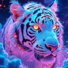 Aesthetic Space Tiger Art Diamond Painting