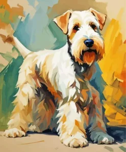 Aesthetic Wheaten Terrier Diamond Painting