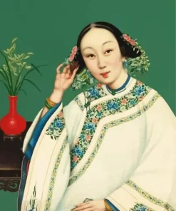 Ancient Chinese Girl Diamond Painting