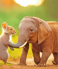 Baby Elephant Diamond Painting