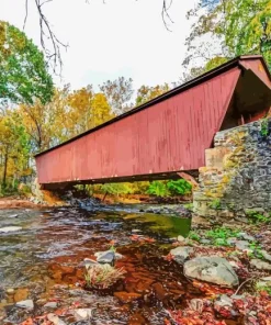 Baltimore Covered Bridge Diamond Painting