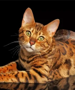 Bengal Cat Diamond Painting