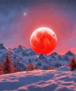 Blood Moon Diamond Painting