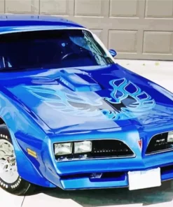 Blue 1978 Trans Am Diamond Painting