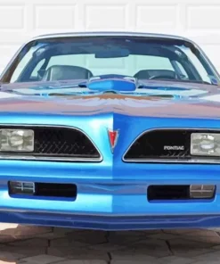 Blue 1979 Firebird Car Diamond Painting