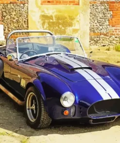 Blue Ac Cobra Diamond Painting