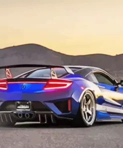 Blue Acura Nsx Diamond Painting