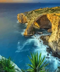 Blue Grotto Landscape Diamond Painting