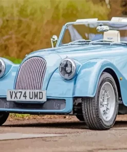Blue Morgan Car Diamond Painting