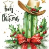 Cactus Christmas Sayings Diamond Painting