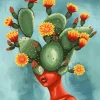 Cactus Girl Diamond Painting