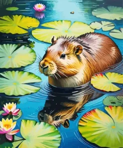 Capybara Art Diamond Painting