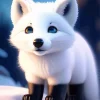 Cartoon Arctic Fox Diamond Painting